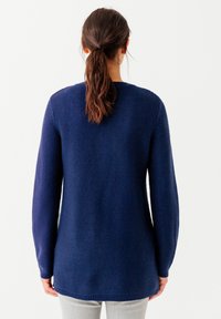 Damart FANTAISIE MANCHES LONGUES - Cardigan - Navy