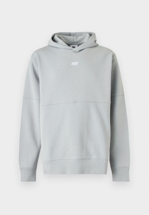 Nike Sportswear, CLUB VARSITY HOODIE - Sweat à capuche - smoke grey/white