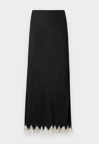 BIAS SKIRT - Gonna lunga - true black