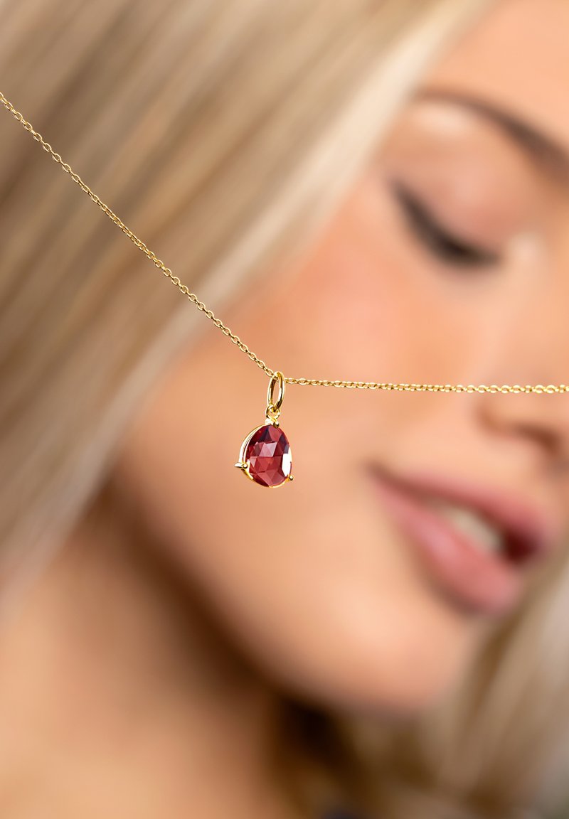 Singularu BIRTHSTONES - Charm - dark red