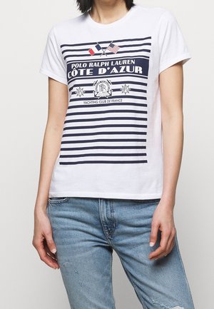 T-shirt print - white