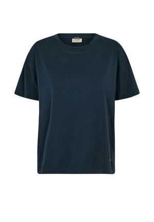 Mos Mosh BASIC - Basic T-shirt - salute navy