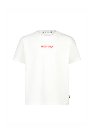 ELISSA - Print T-shirt - ecru