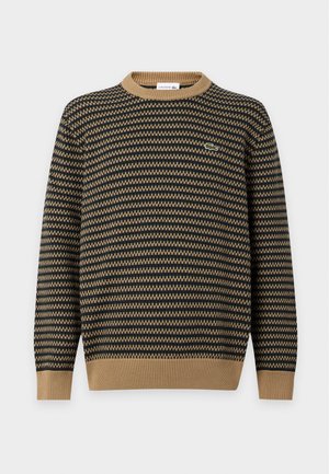 Lacoste, AH8569_XEI - Пуловер - cookie sinople dark navy