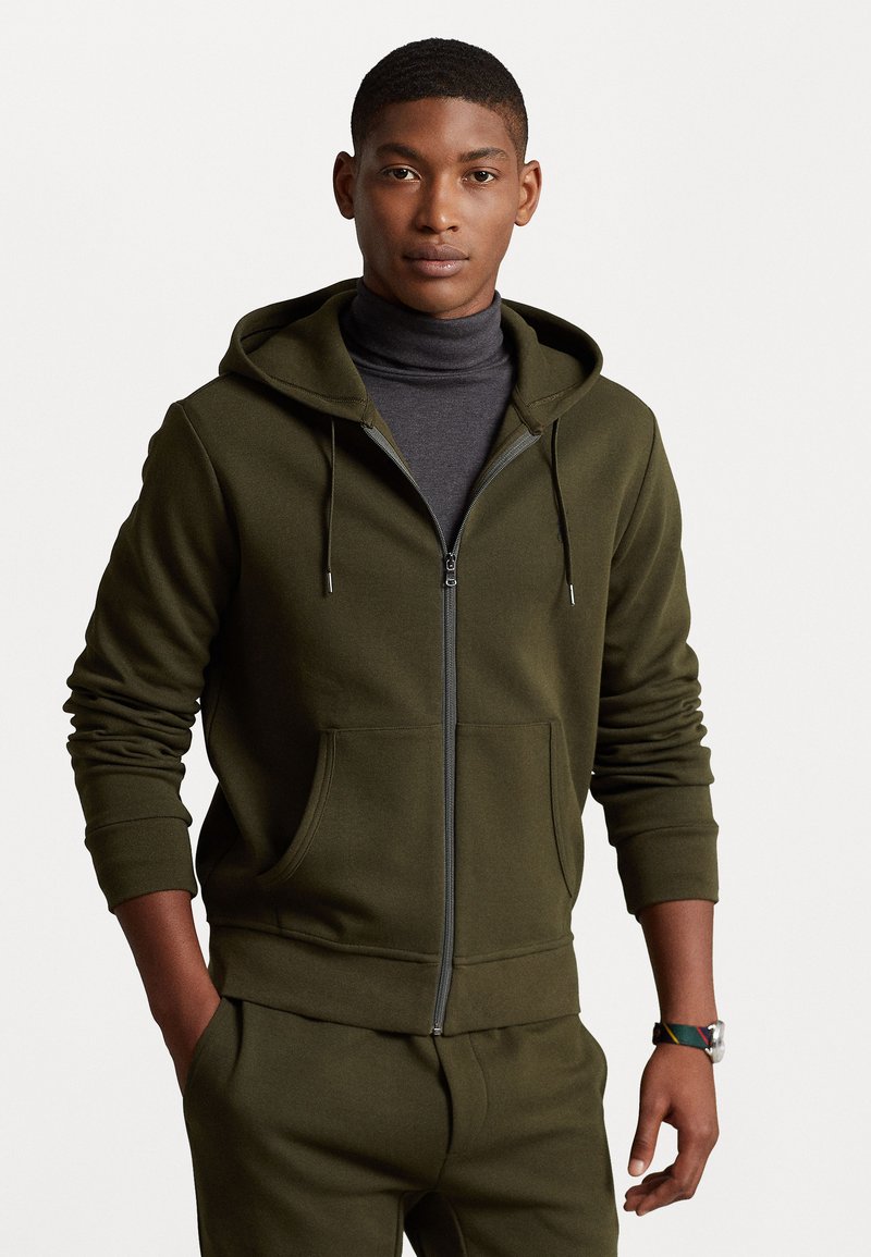 Polo Ralph Lauren - Užtrauktuku užsegamas treningas - company olive, Padidinti