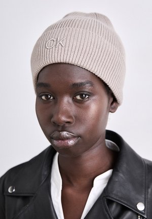 EMBROIDERY BEANIE - Berretto - cinder