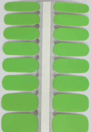 VARGU LAUED NAGELFOLIEN SOLID  - Nail stickers - green field