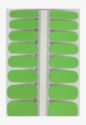 Vargu, VARGU LAUED NAGELFOLIEN SOLID - Nail stickers - green field