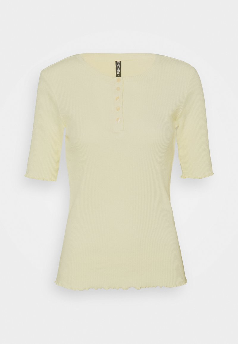 PIECES Tall T-shirt basic lichtgeel