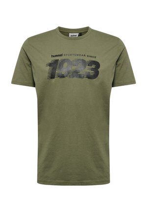 T-shirts print - deep lichen green