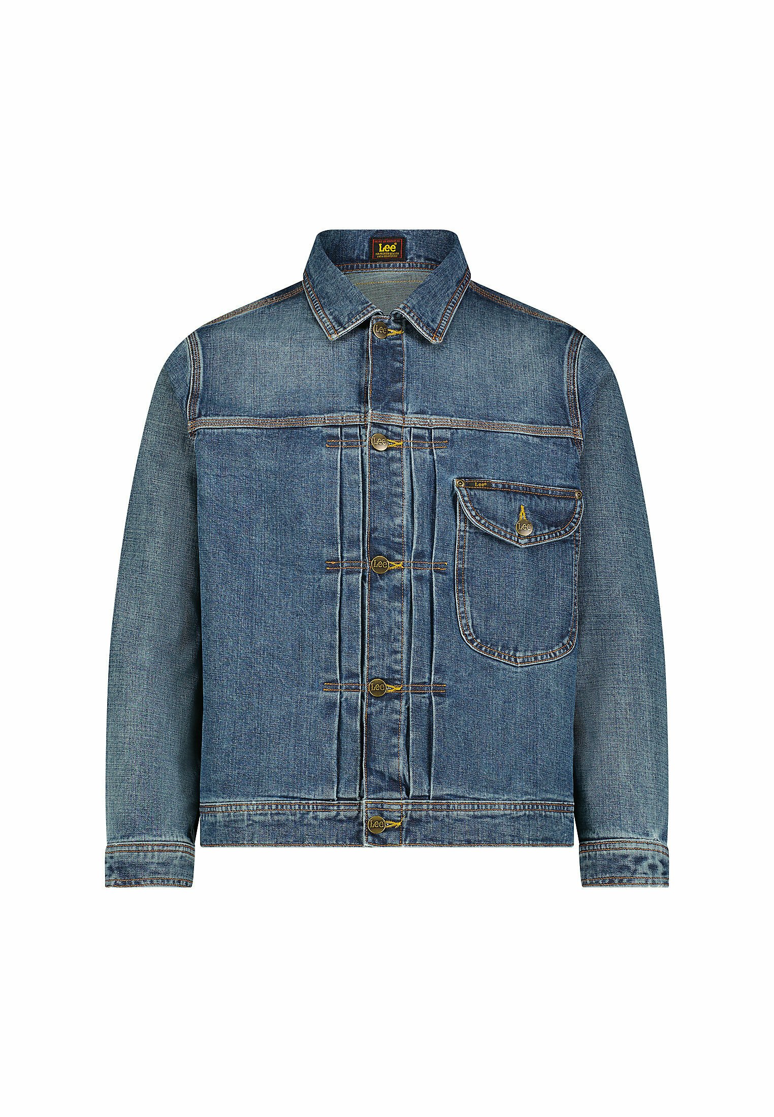 Lee COWBOY JACKET - Denim jacket - bronco blue/blue denim - Zalando
