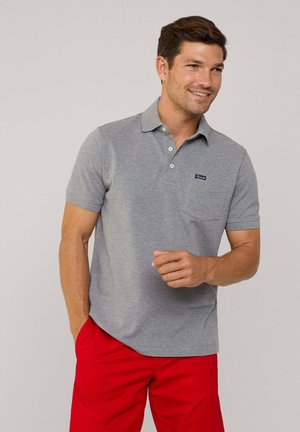 Poloshirt - light grey marl