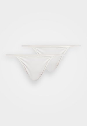 WOMEN 2 PACK - Στρινγκ εσώρουχα - warm white