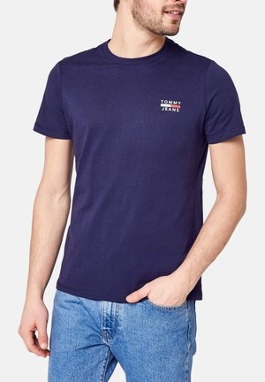 ATHLETIC CHEST LOGO - Basic T-shirt - blue