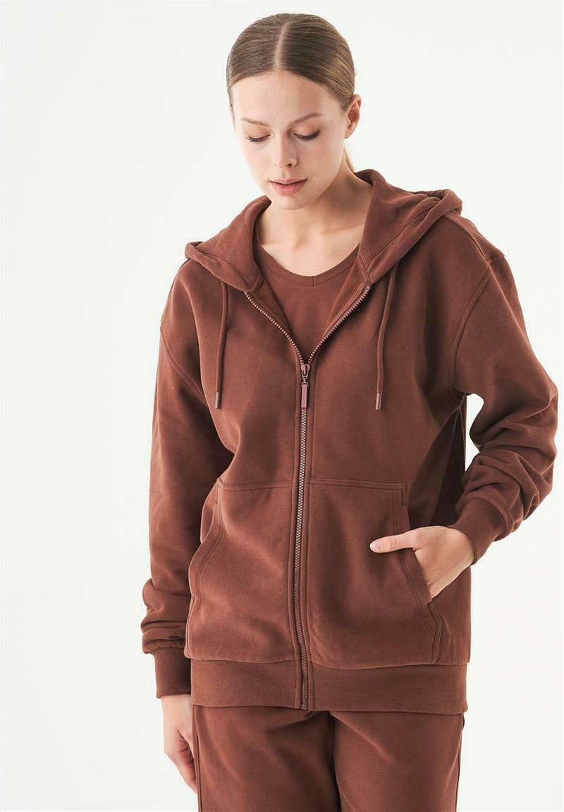 Damen Sweatshirts | ORGANICATION JUNDA-UNISEX Sweatjacke coffee brown/braun - JJ81198 Damen Sweatshirts | ORGANICATION JUNDA-UNISEX Sweatjacke coffee brown/braun - JJ81198