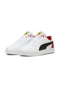 Puma SCUDERIA FERRARI CAVEN 2.0  - Sportcipő - white black rosso corsa