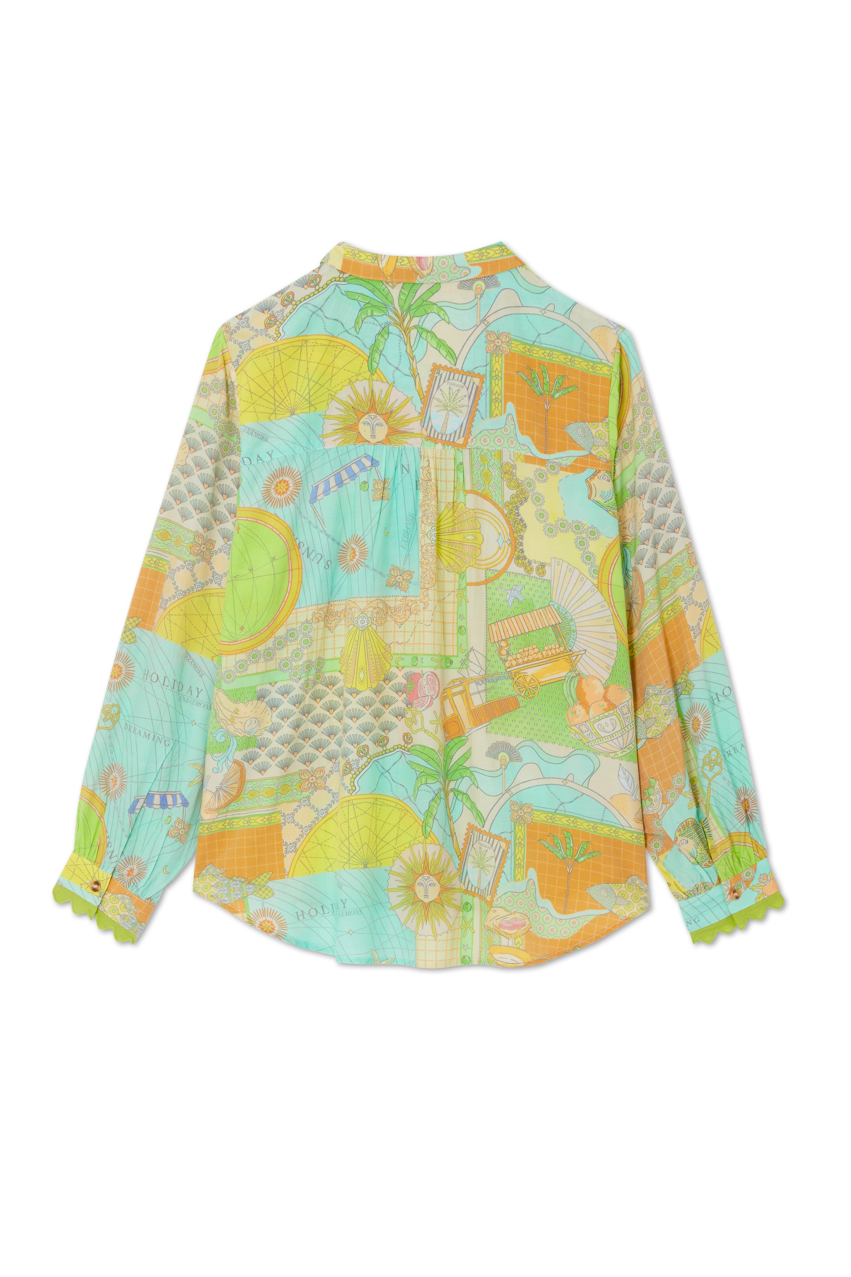 Never Fully Dressed ISLA MILEY - Button-down blouse - blue