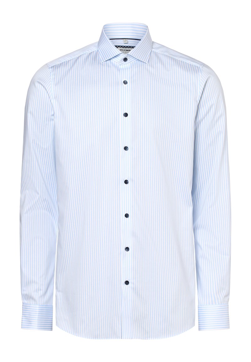 OLYMP Hemd - hellblau weiß
