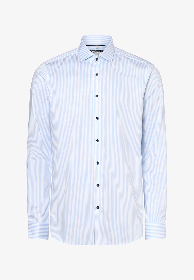 OLYMP Hemd - hellblau weiß