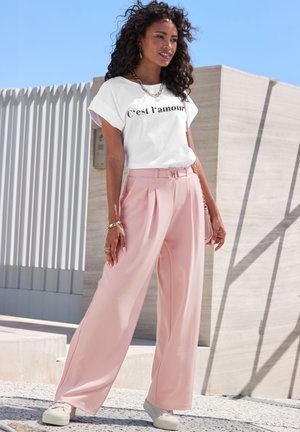 LASCANA, LASCANA SCHLUPFHOSE - Trousers - rosé