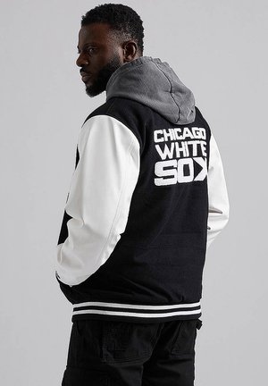 LIFESTYLE - CHICAGO SOX VARSITY - Bomber Jacket - schwarzweiss