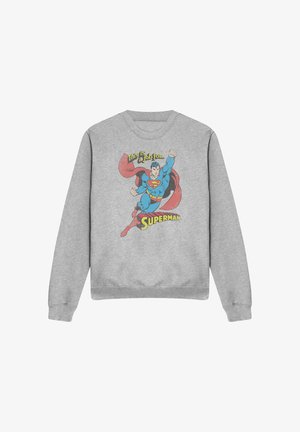 Cotton Soul, DC ON THE JOB - Sweatshirt - mottled light grey