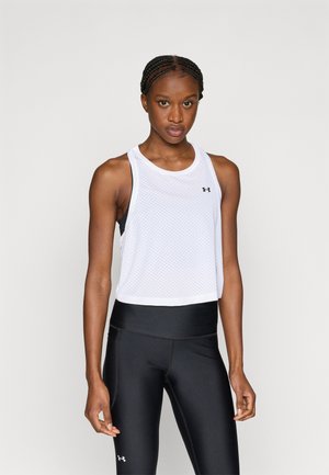 SPORT CROP TANK - Top - white/black
