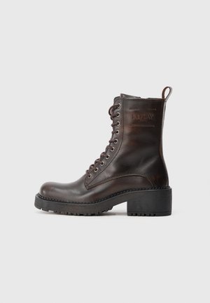 RAVEN - Bottines à lacets - dark brown