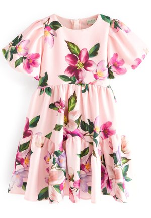 FLORAL SCUBA - Hverdagskjole - pink