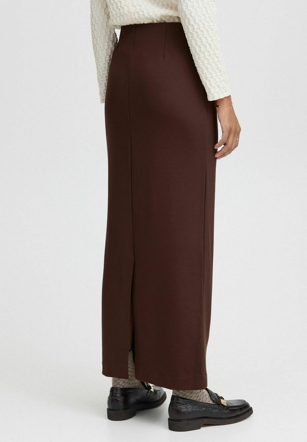 BYPARRIN - Maxi skirt - coffee bean4