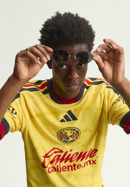 adidas CLUB AMERICA 26/27 HOME AUTHENTIC JERSEY - Camiseta deportiva - impact yellow legend ink — photo 4