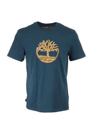 Timberland SHORT SLEEVE - T-shirt con stampa - bleu