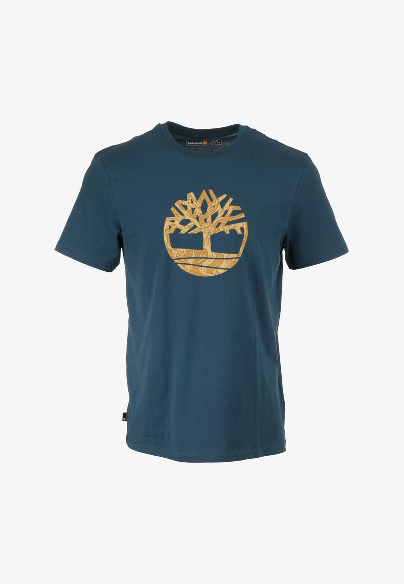 Timberland SHORT SLEEVE - T-shirt con stampa - bleu