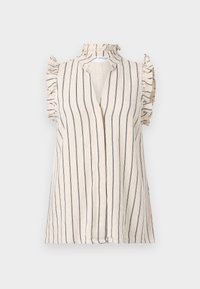 SLFVIVA RUFFLE STRIPED - Chemisier - sandshell