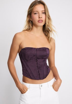 Stradivarius, LACE-UP CORSET - Korsetti - purple