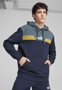 Puma POWER  - Felpa con cappuccio - club navy