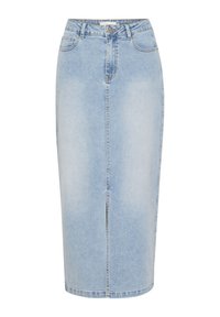 EBBA  - A-linjainen hame - spring field light blue denim