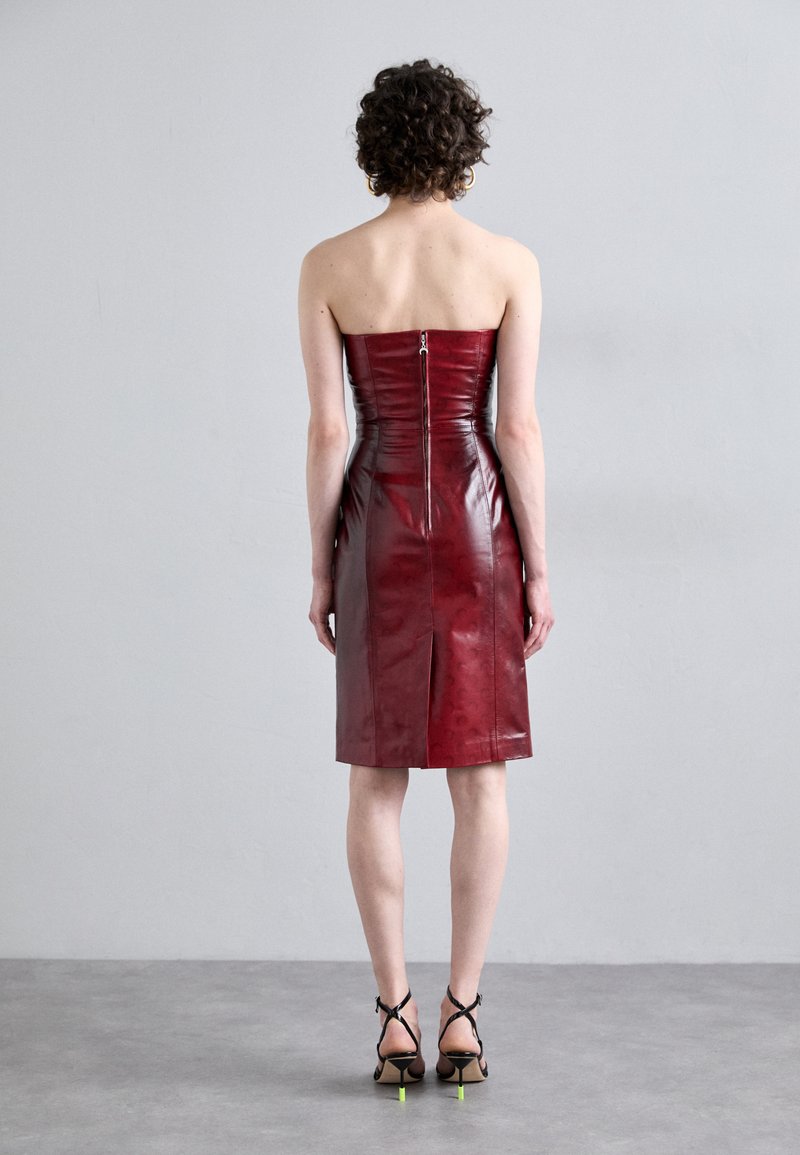 red leather dress uk MARINE SERRE MOON - Shift dress vertical