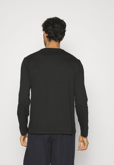 Polo Ralph Lauren CREW SLEEP - Pyžamový vrchný diel - black