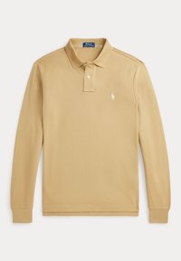 CUSTOM SLIM FIT MESH POLO SHIRT - Polo - cafe