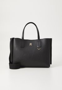 Tommy Hilfiger DISTINCT MINI TOTE - Sac bandoulière - black