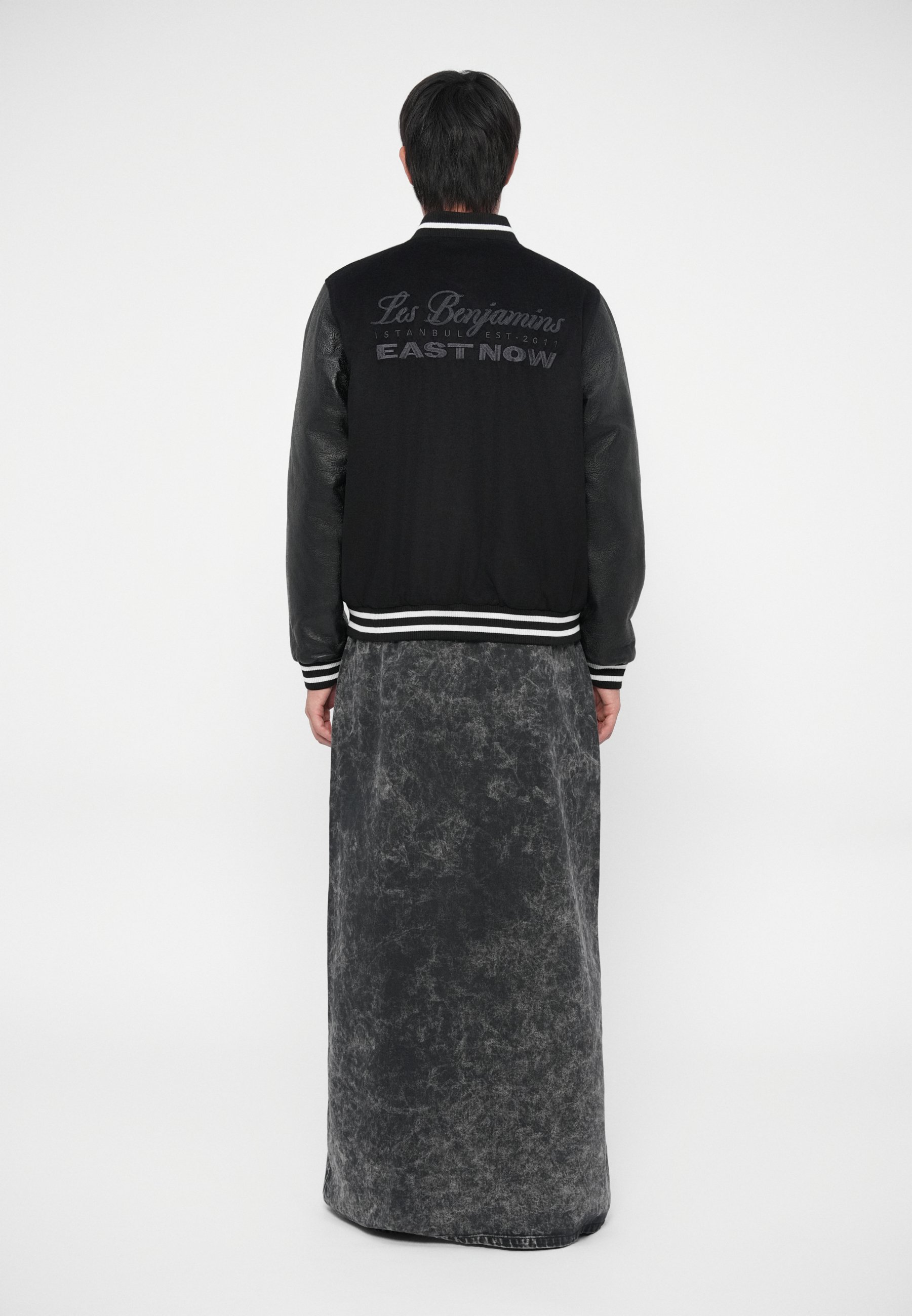 Les Benjamins Bomber Jacket - black - Zalando.ie