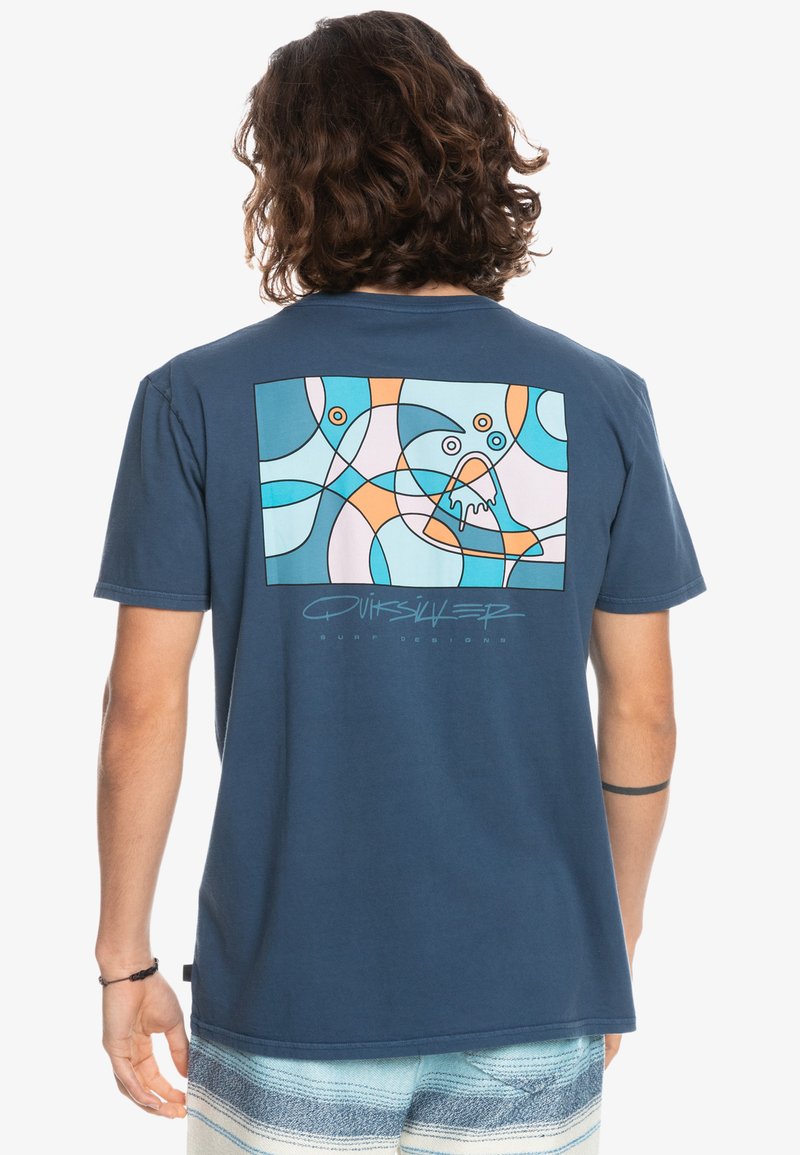 Quiksilver NEW WAVE Tshirts print insignia blue/blå Zalando.dk
