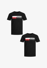 Ausgewählt, schwarz rot