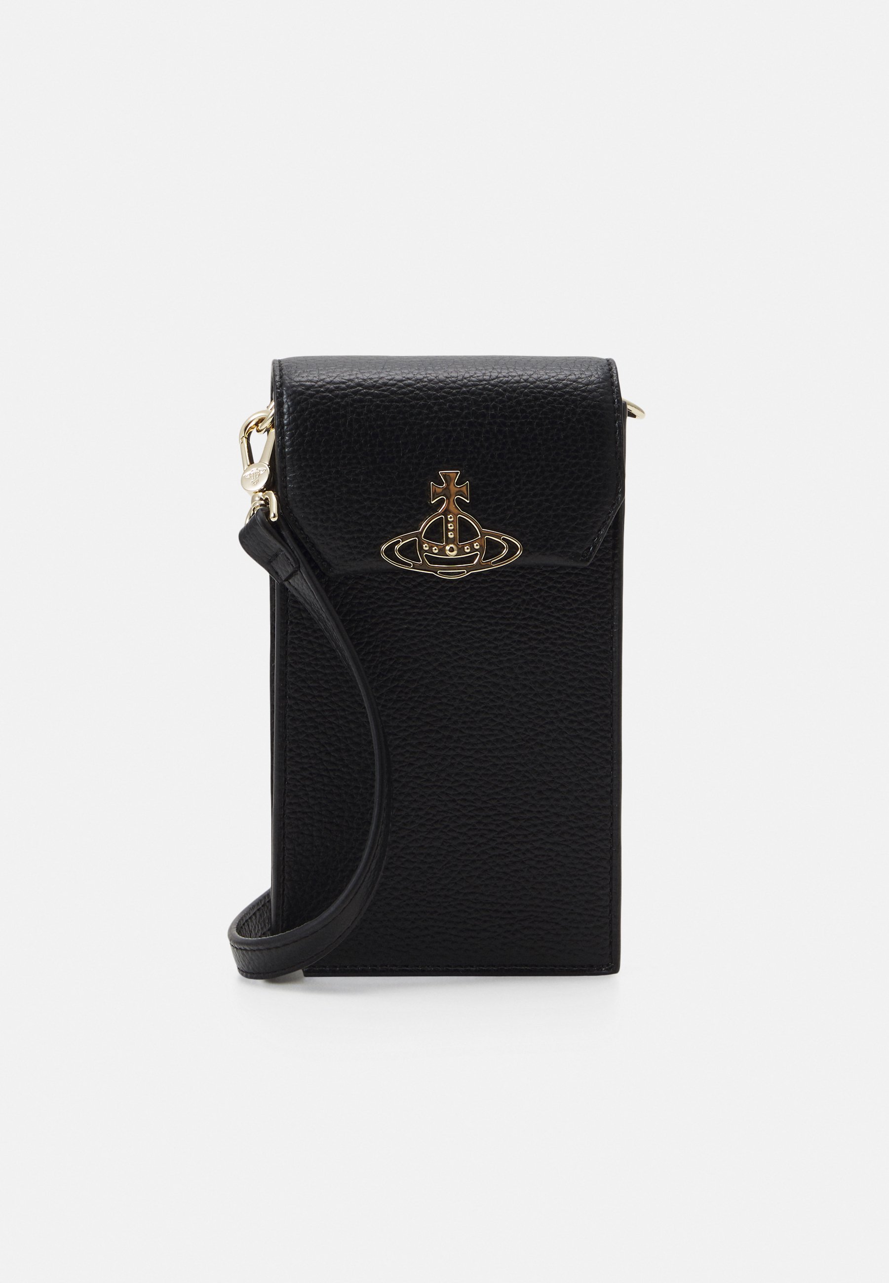 『Vivienne Westwood』 PHONE BAG\t58030001U-S000B Vivienne Westwood grain leather phone bag crossbody phone