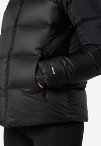 The North Face W DIABLO DOWN 2.0 HOODED JACKET - Untuvatakki - black heather/black