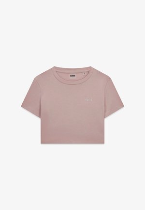 Guess, CROPPED BOXY T-SHIRT - T-shirt basique - puderrosa