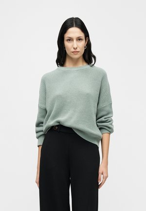 Strickpullover - light green