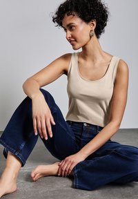 Street One BASIC IN UNIFARBE - Top - beige