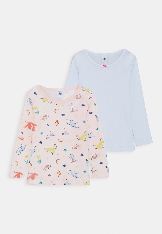 2 PACK - Pitkähihainen paita - pink/blue
